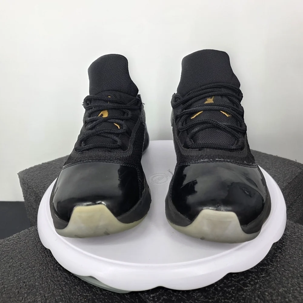 Nike Air Jordan 11 CMFT Low DMP Black Metallic Gold DO0613-007 Men's 7.5 Shoes